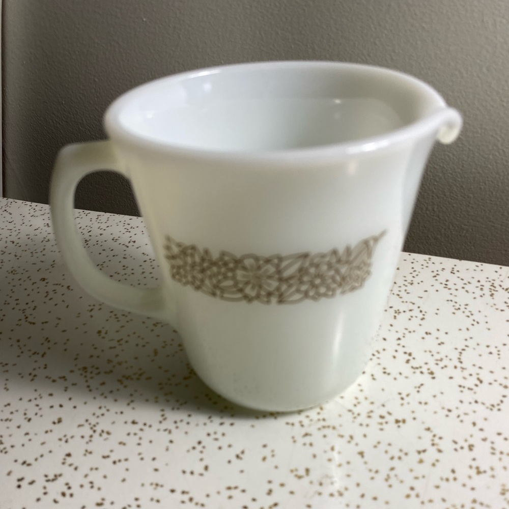 Vintage Pyrex Woodland creamer